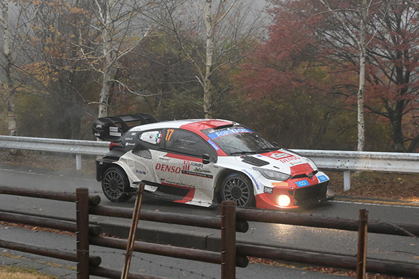 WRC「ラリージャパン」公道区間の初日は悪天候で波乱【SS別トップタイムドライバ一覧】勝田は痛恨のクラッシュ＆復帰！【速報】復帰後トップタイム連発
