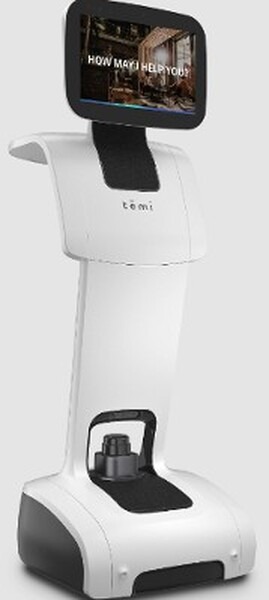 西鉄福岡(天神)駅に自走可能な「駅案内ロボット temi」を導入実験　案内や管理業務を自動化、駅の効率運用と次世代ステーション化めざす