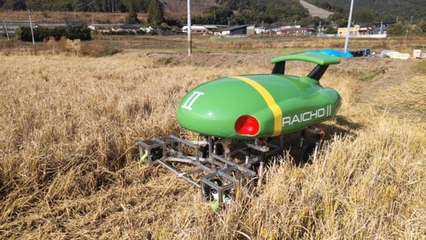テムザックが耕起・収穫等を完全電動で行える多機能型農業ロボット『雷鳥２号』を開発
