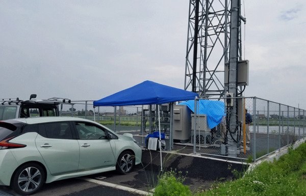 ドコモ/NTT/NCS 停電した基地局に電気自動車(EV)を派遣して給電・早期復旧へ　EVの配車にAI活用 「基地局電源救済システム」実証実験