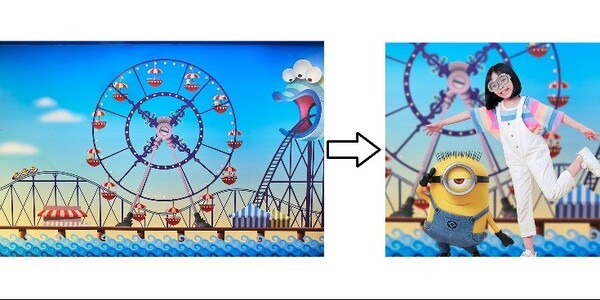 キミにもミニオンのゴーグルが!? USJとのコラボレールームにミニオンが現れるARフィルター登場　滞在のエンタメにXRを活用