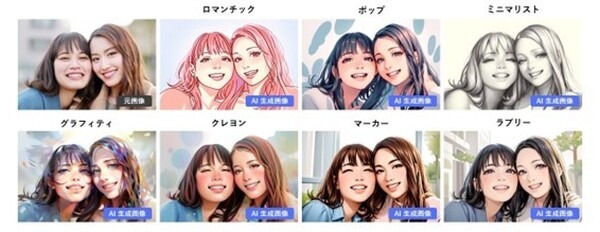 AIが写真をスケッチ風のイラストに変えてくれる　AI搭載オンライン画像・音声編集ツール「MyEdit」にAI機能を追加　サイバーリンク
