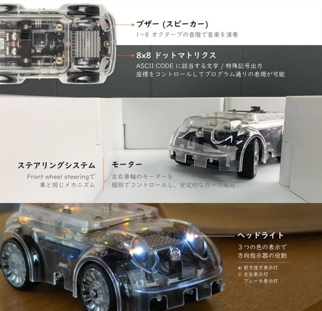 AI搭載自動車型ロボット「ALTINO」日本初上陸　8つ開発言語に対応しSTEAM・プログラミング教育にも