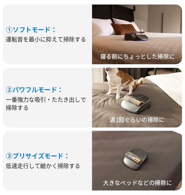 毎日の家事を時短！強力吸引＋高速たたき出しできる自動走行「全自動布団クリーナーX1 Robot」超早割33％OFF　Makuakeにて