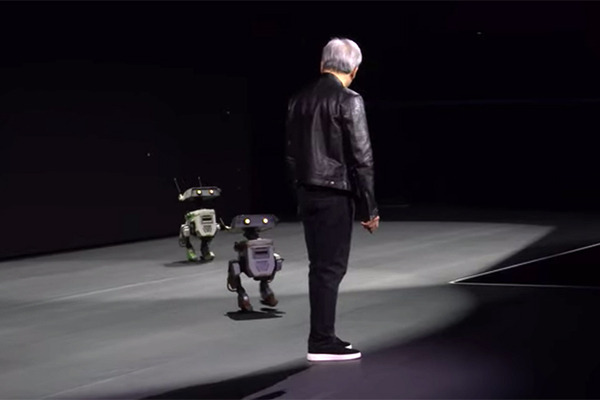 NVIDIAがヒューマノイド開発プラットフォーム提供を発表　ディズニーの二足歩行ロボットが登壇　Jetson Orinから次世代Thorへ