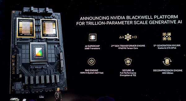 NVIDIA 大規模言語モデルと生成AIにも特化した「Blackwell プラットフォーム」とは　性能向上は最大30倍、コスト/エネルギー消費は最大1/25に