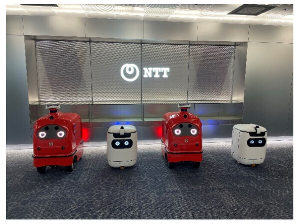 NTTのスマートビル技術「Cradioとロボット連携」やマルチロボット最適制御技術を活用　品川シーズンテラスでロボット配送実証