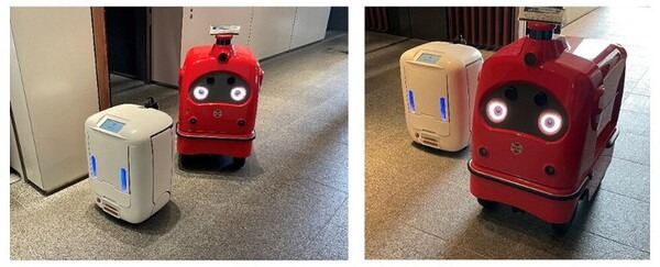 NTTのスマートビル技術「Cradioとロボット連携」やマルチロボット最適制御技術を活用　品川シーズンテラスでロボット配送実証