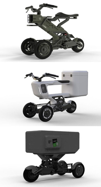 運転席と駆動ベースユニットが分離・合体！次世代3輪モビリティ「Raptor」発表　千葉工大fuRoとRDSの技術を融合