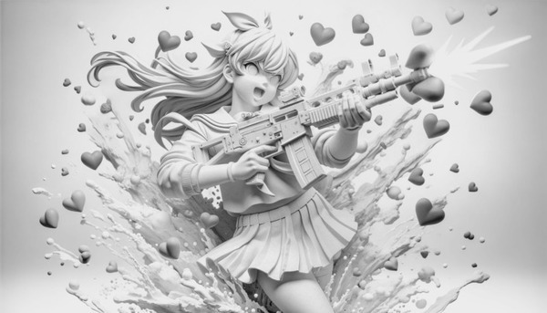 澤村徹氏初の生成AIアート展「突撃恋愛少女」開催中　言葉からAIと描いた作品約80点を展示