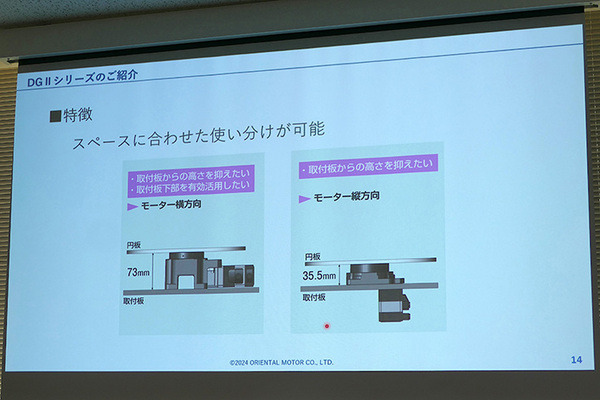 オリエンタルモーターが協働ロボット市場に本格進出　中空ロータリーアクチュエータが「UR+」に認証、外部旋回軸をロボットから直接制御可能