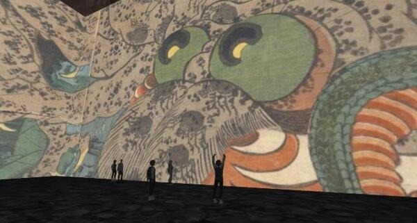 浮世絵をメタバース上で体験　企画展「小樽芸術村デジタルアーカイブ 迫力の浮世絵展」を開催　美人画・風景画・妖怪画を公開