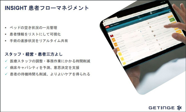 AIやIoT 最新ICTで挑む 医療現場の働き方改革とDX最前線　ゲティンゲがハイブリッド手術室や滅菌再生、病室・手術室運用システム導入事例を公開