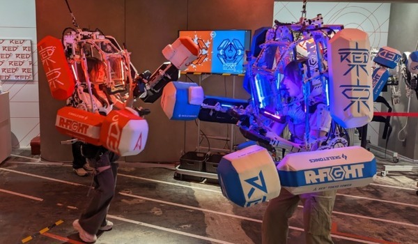 虹のコンキスタドールの大和明桜＆蛭田愛梨がRED『ロボットファイト』の熱戦を体験！YouTubeチャンネルで配信
