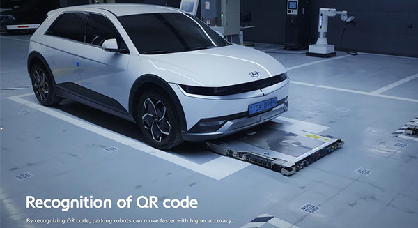 ヒョンデ 自律型駐車ロボットと自動搬送ロボットをオフィスビルに導入　EV自動充電ロボットも今秋導入へ　動画を公開