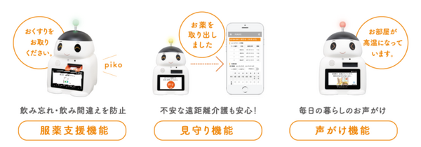 高齢者向け見守り服薬支援ロボット「ＦＵＫＵ助」スギ薬局の先端DX店舗に期間限定で体験展示