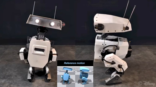 ディズニーが表現力豊かなロボット開発の裏側を紹介 「二足歩行ロボット・キャラクターの設計と制御」動画を公開