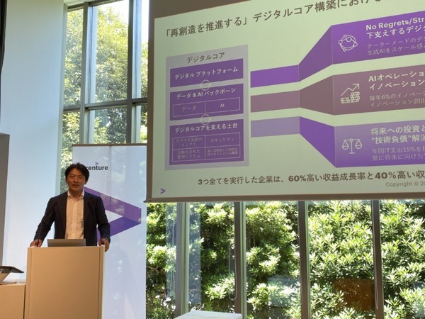 アクセンチュア最新調査　日本企業が変革を加速する上での課題と打ち手「成長率と収益性が高い企業はデジタルコア投資に積極的、負の遺産を放置しない」