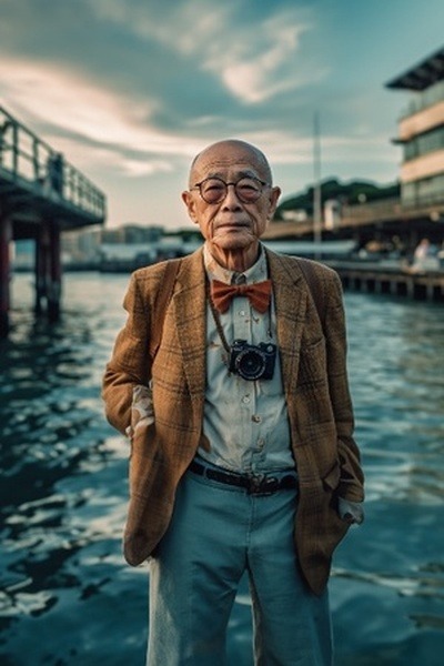 キービジュアルは「生成AIじいちゃん」 ええじいちゃんの写真や動画をSNSで募集「ウェルエイジングアワード」會田与作氏とコラボ