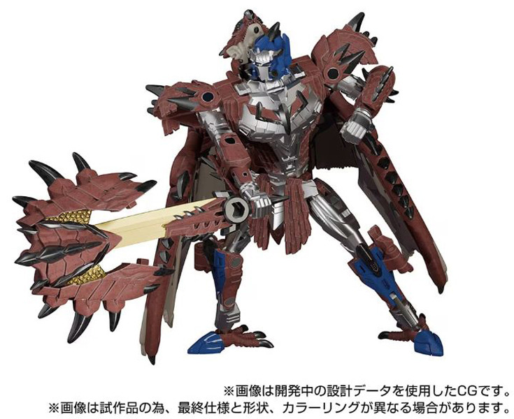 『トランスフォーマー』と『モンスターハンター』が初のコラボ　リオレウスがロボットに変形する「リオレウスプライム」発表