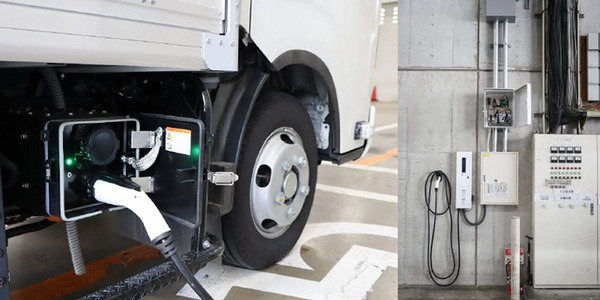 伊藤園×いすゞ×アイ・グリッド　配送EVトラックとエネルギーマネジメント実証の運用開始　AIで効率的なEV充電管理