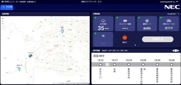 NECやティアフォーら5者　沖縄県豊見城市で自動運転EVバス車両での運行開始　2025年度中に「レベル4」許認可取得を目指す