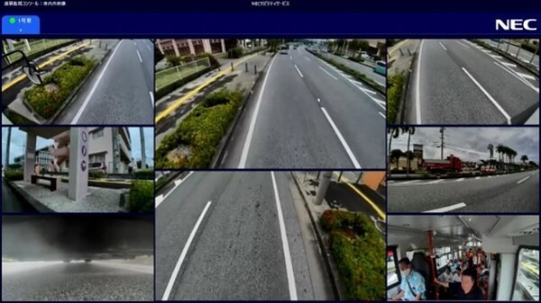 NECやティアフォーら5者　沖縄県豊見城市で自動運転EVバス車両での運行開始　2025年度中に「レベル4」許認可取得を目指す