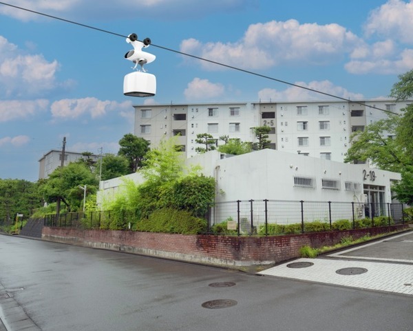 空中配送ロボットが川崎の市道を横断　パナソニック・東急・URの実証実験が次のステージへ