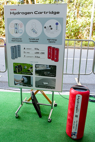 トヨタが使用時にCO2を排出しない次世代エネルギー「水素」を提案 「ポータブル水素カートリッジ」と未来の活用事例を解説します