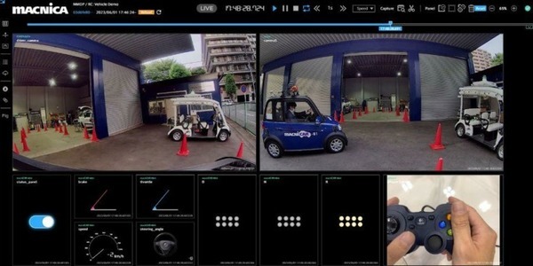 マクニカが東大発のベンチャーARAVと協業　既存の建設機械・物流機器に後付けして遠隔操作・監視できる「everfleet」