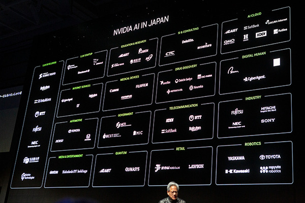 NVIDIA CEOの基調講演　トヨタや安川電機、セブン＆アイなどの導入事例を紹介　ロボットやAIで日本企業と連携を強調　AI Summit Japan