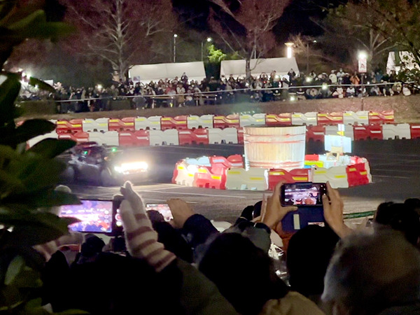 WRCラリージャパン　勝田貴元選手が岡崎ナイトステージで2連続トップタイム