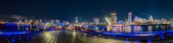 光と音楽で彩るダイナミックで幻想的なイルミネーション横浜「ヨルノヨ2024」開催　大さん橋に巨大な鯨、コカコーラとのコラボ企画も