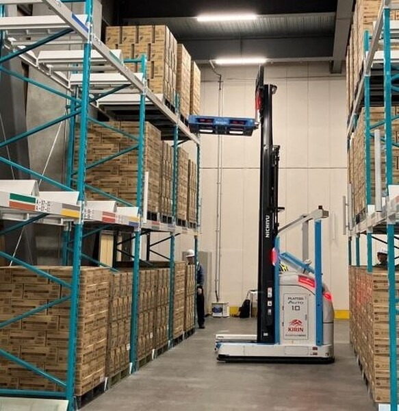 キリンが東日本エリアの物流拠点に三菱重工の自動化・知能化ソリューションを導入　生産性が42%も向上