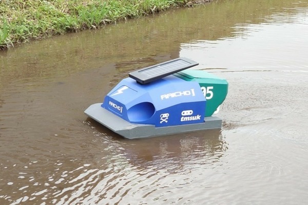 テムザックが乾田・湛水の両方で使える除草ロボットの開発を開始　愛知県が公募した「水田有機農業省力化推進事業」に採択