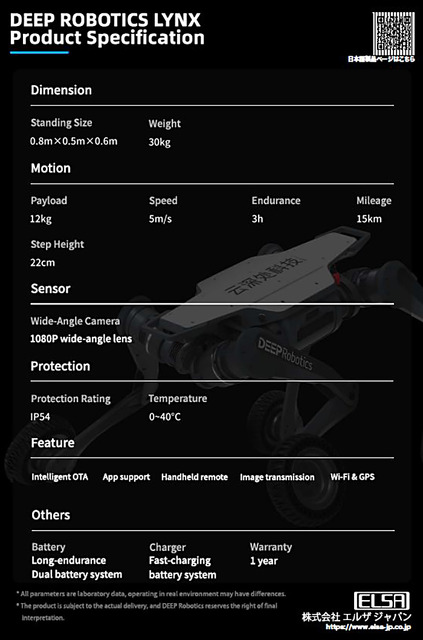 【速報】驚異的な身体能力の「Lynx」販売予約を開始　機動力ではヒューマノイドとの境界を越える四足AIロボット、DEEPRobotics