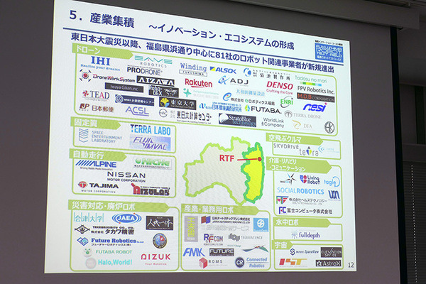 ロボット関連81社が進出「福島イノベーション・コースト構想」の現在　空飛ぶ車や人機一体など関連企業５社が紹介