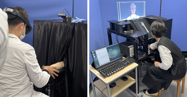 世界初「遠隔触診システム」を公開デモ　名古屋大学と豊田合成が3/1にシンガポールと結び遠隔触診　オンライン配信も