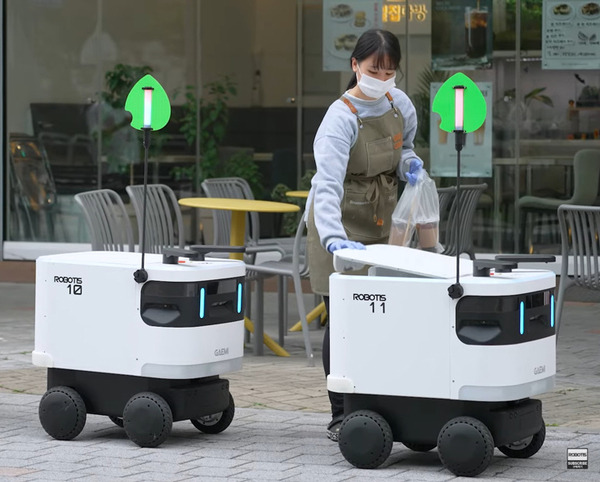 アスラテック、ROBOTIS社製の自動配送ロボットの取扱開始　屋内型と屋外型の2タイプ、エレベータを操作する機能も