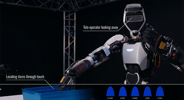 触覚を持ったヒューマノイドの動画をSanctuary AIが公開　視覚で手を伸ばし触覚でつかむ 手探り「ブラインドピッキング」も披露