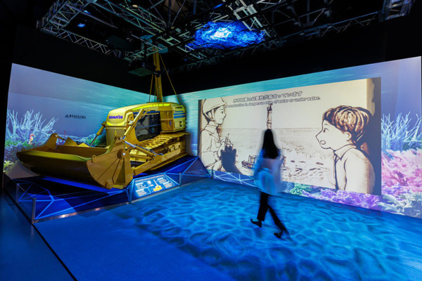 水中作業ロボットなど「未来の水中工事」を初公開　コマツと青木あすなろ建設が大阪・関西万博に展示