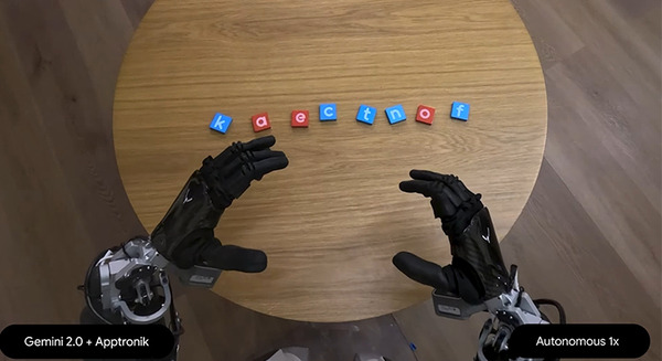 Google DeepMindが生成AI「Gemini」をヒューマノイドで活用　会話・三目並べ・文字パズルの動画を公開　Apptronikと連携