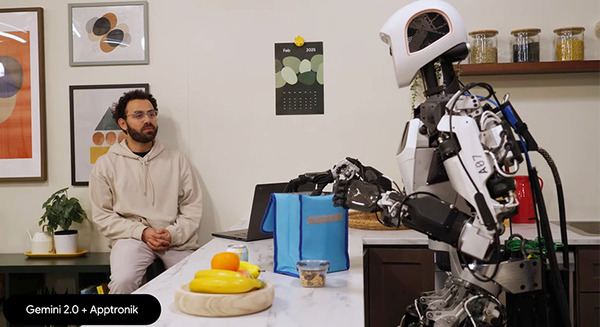 Google DeepMindが生成AI「Gemini」をヒューマノイドで活用　会話・三目並べ・文字パズルの動画を公開　Apptronikと連携