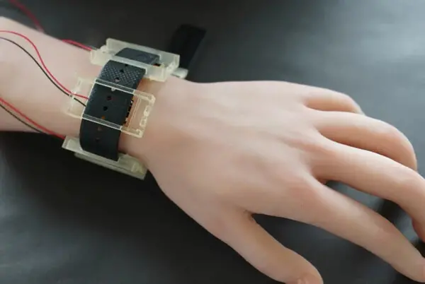 指先の触覚情報を手首で計測、他者に伝える双方向リモート触覚伝達システムを発表　NEDO・産総研・東北大学・筑波大学・Adansons