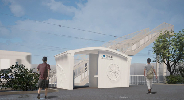 新駅舎は3Dプリンターで作る時代に!? 始発までの６時間で工事を完了したJR初島駅