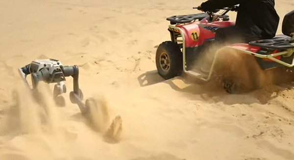 走破力と機動力がケタ違い！DEEP Robotics、車輪つきの四足歩行ロボットの性能を最新動画でチェック
