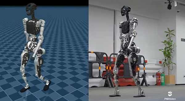 人間の骨格を模倣したヒューマノイドの最新動画を公開　PNDbotics、強化学習とシミュレーションで訓練時間を短縮