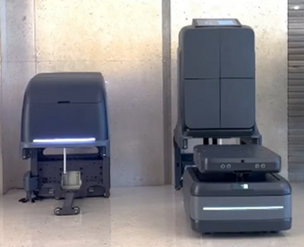 GMO AIRがRoboPathと代理店契約　エレベータ連携など自律型AI搭載の多機能ロボット「UP」の国内導入を促進