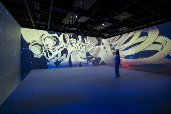 「宮本武蔵の鯨退治」「相馬の古内裏」など体感型デジタルアート「歌川国芳展」開催中　公式記録写真を公開　北海道立近代美術館