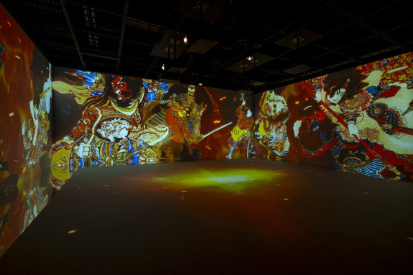 「宮本武蔵の鯨退治」「相馬の古内裏」など体感型デジタルアート「歌川国芳展」開催中　公式記録写真を公開　北海道立近代美術館